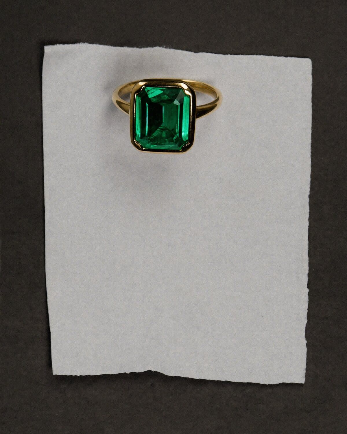 Meridian ring on paper